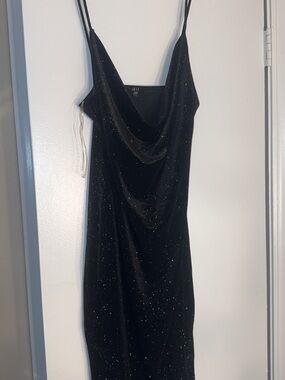 iris Black Sparkle dress